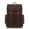 Dárková sada: Pánský batoh a vertikální peněženka v jedné soupravě; hnědá