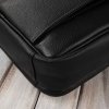 Pánská kožená taška na notebook formátu A4 na cesty Peruzzi; černá