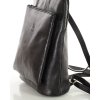Elegantní dámský prémiový kožený batoh MAZZINI; černá