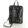 Elegantní dámský prémiový kožený batoh MAZZINI; černá
