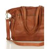 Měkká kožená taška přes rameno MARCO MAZZINI; velbloud