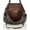 Měkká kožená taška přes rameno MARCO MAZZINI; tmavě hnědá