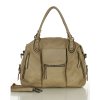Kožená business taška na víkend MARCO MAZZINI; béžová