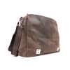 Unisex pracovní taška URBAN z pravé kůže; hnědá