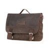 Unisex pracovní taška URBAN z pravé kůže; hnědá