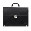 Pánská kožená aktovka Peruzzi do ruky a rameno; černá