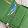 Dámská skládací kožená peněženka Paolo Peruzzi; zelená