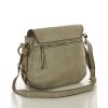 Kožená brašna s kapsami MAZZINI ručně vyrobená; béžová