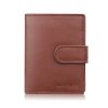 Pánská kožená peněženka Paolo Peruzzi Classic vertikální; koňak