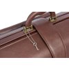 Doktorský kožený kufr 39cm; hnědá