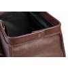 Doktorský kožený kufr 39cm; hnědá