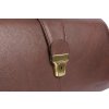 Doktorský kožený kufr 39cm; hnědá