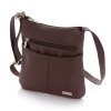 86541 4 prakticka damska crossbody kabelka paolo peruzzi hneda