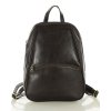 Elegantní dámský kožený batoh městský minimalismus MAZZINI; tmavě hnědá