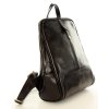 VÝRAZNÁ SLEVA! Italský kožený batoh MAZZINI GIRO; černá SKL