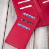 Velká dámská peněženka vyrobená s RFID ochranou Paolo Peruzzi; červená SKL