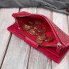 Velká dámská peněženka vyrobená s RFID ochranou Paolo Peruzzi; červená SKL