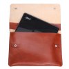 67458 2 spisovka na dokumenty a4 z kuze cube ceska vyroba tmave hneda