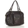 Kožená business taška na víkend MARCO MAZZINI; hnědá káva