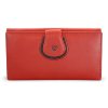 cervena damska kozena ramova penezenka s ozdobnou klopnou 511 1526 3160