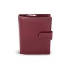 burgundy damska kozena penezenka se zapinkou 511 9769 34