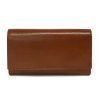 hneda damska kozena klopnova penezenka 511 2121 05
