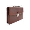 hneda kozena aktovka se tremi vnitrnimi prihradkami 112 6004 40