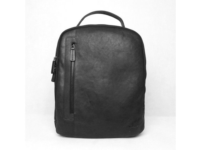 Velký pánský luxusní batoh Marta Ponti, obsah až 15l černý