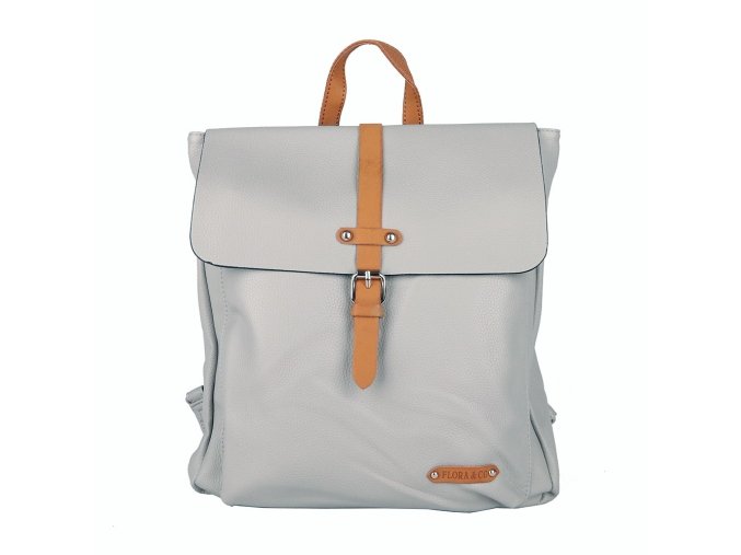 Velký městský batoh FLORA&CO H6725 s obsahem cca 10l, formát A4 světlešedý