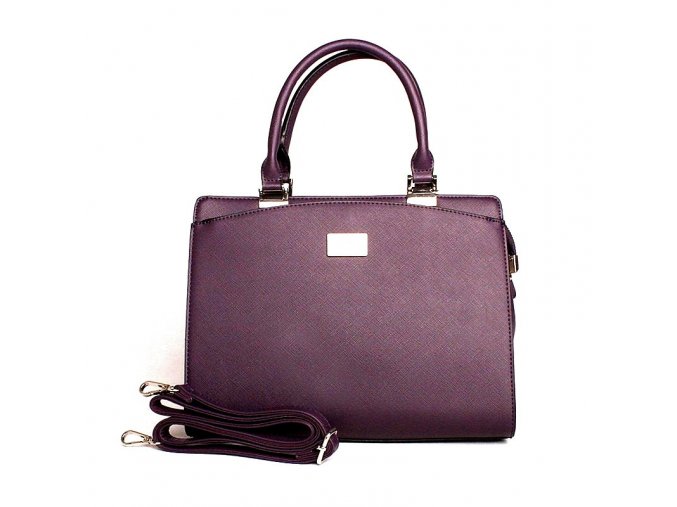 Elegantní kabelka do ruky FLORA&CO F6346 tmavěfialová