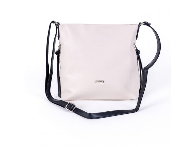 Slonově bílá crossbody kabelka David Jones 6727-1A malé/střední velikosti