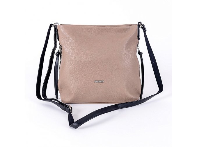 Hnědo-šedá crossbody kabelka David Jones 6727-1A malé/střední velikosti