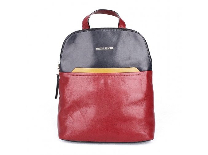 Dámský luxusní malý batoh Marta Ponti A18 , obsah cca. 5l vícebarevný