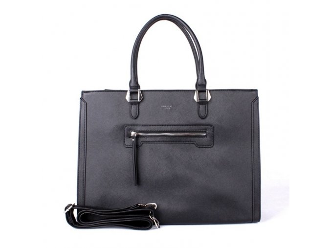 Velká elegantní kabelka do ruky David Jones CM6572 černá