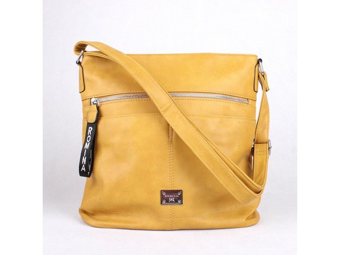 Střední crossbody kabelka ROMINA & CO D548/23 žlutá