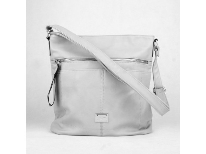 Střední crossbody kabelka ROMINA & CO D548/23 světlešedá