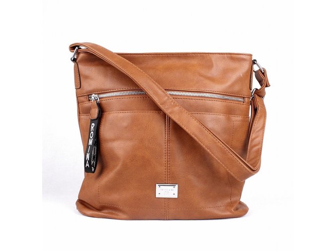 Střední crossbody kabelka ROMINA & CO D548/23 hnědá