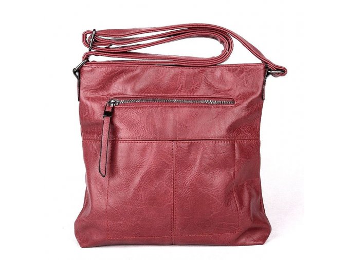 Malá crossbody kabelka ROMINA & CO D003/23 tmavěčervená