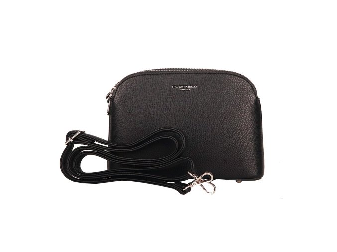 Dvouoddílová malá crossbody kabelka FLORA&CO 8503 černá