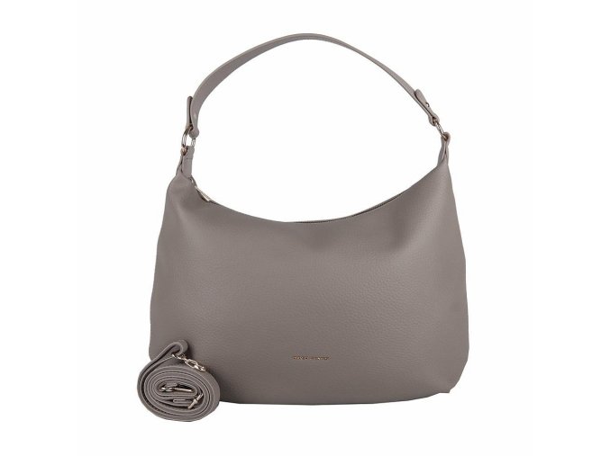 Středně vělká kabelka na rameno i crossbody David Jones CM6909B šedá