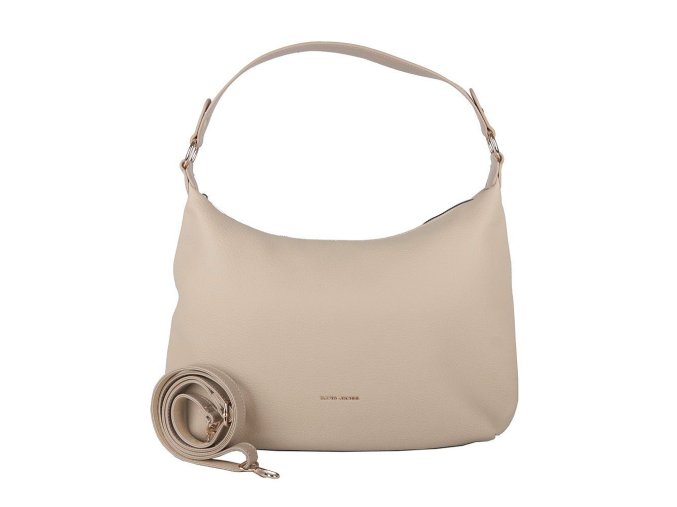 Středně vělká kabelka na rameno i crossbody David Jones CM6909B béžová