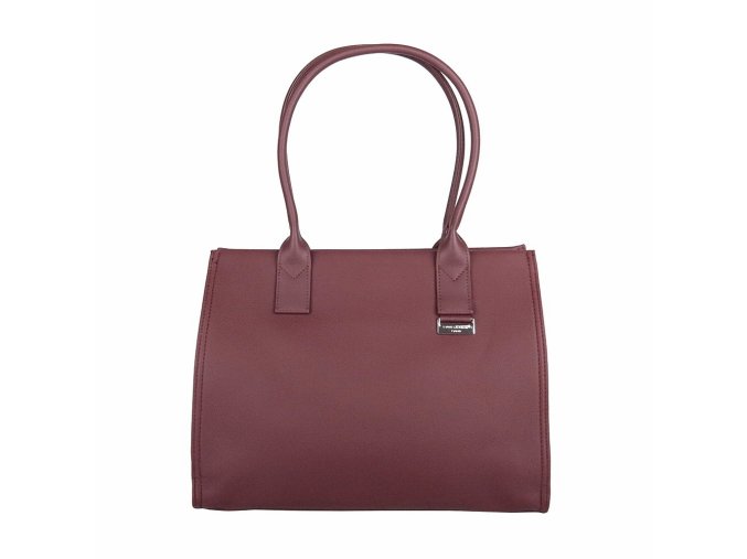 Velká kabelka na rameno David Jones CM7714 tmavěvínová na formát A4