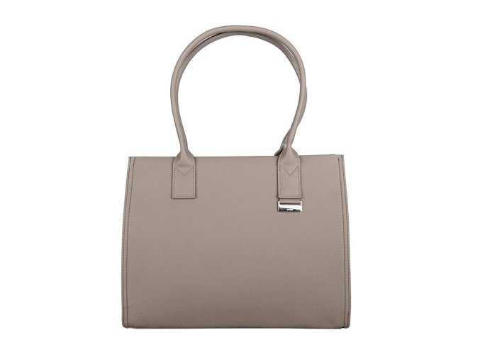 Velká kabelka na rameno David Jones CM7714 hnědo-šedá na formát A4