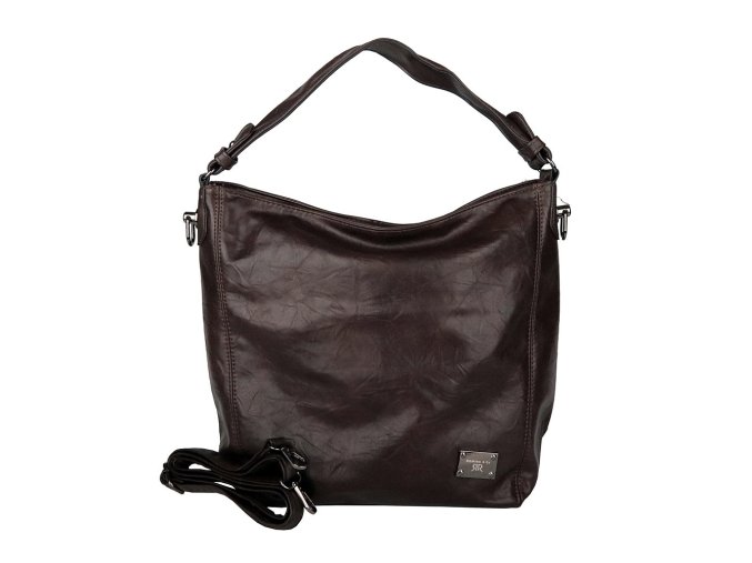 Velká kabelka na rameno i crossbody ROMINA D569/25 tmavěhnědá