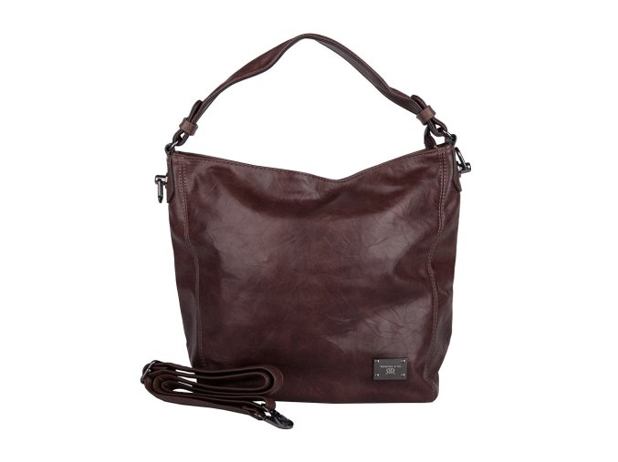 Velká kabelka na rameno i crossbody ROMINA D569/25 hnědá