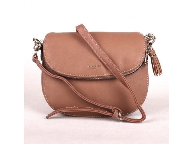 Crossbody kabelka David Jones 5824-1 tmavěrůžová