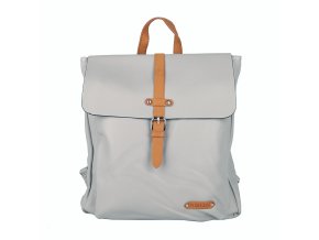 Velký městský batoh FLORA&CO H6725 s obsahem cca 10l, formát A4 světlešedý