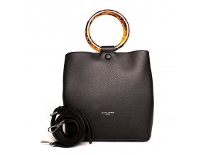 Originální módní tříoddílová kabelka do ruky David Jones CM5672A černá