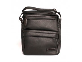 Pevnější pánská crossbody taška Antonio Basile no. 17 černá