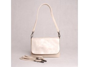 Malá crossbody kabelka či psaníčko FLORA&CO H6736 bílo-šedá